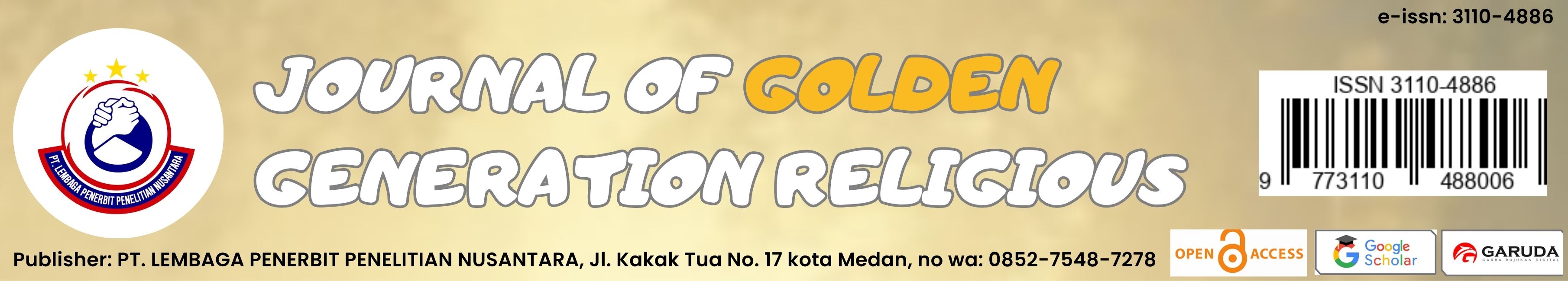 Journal of Golden Generation Religious